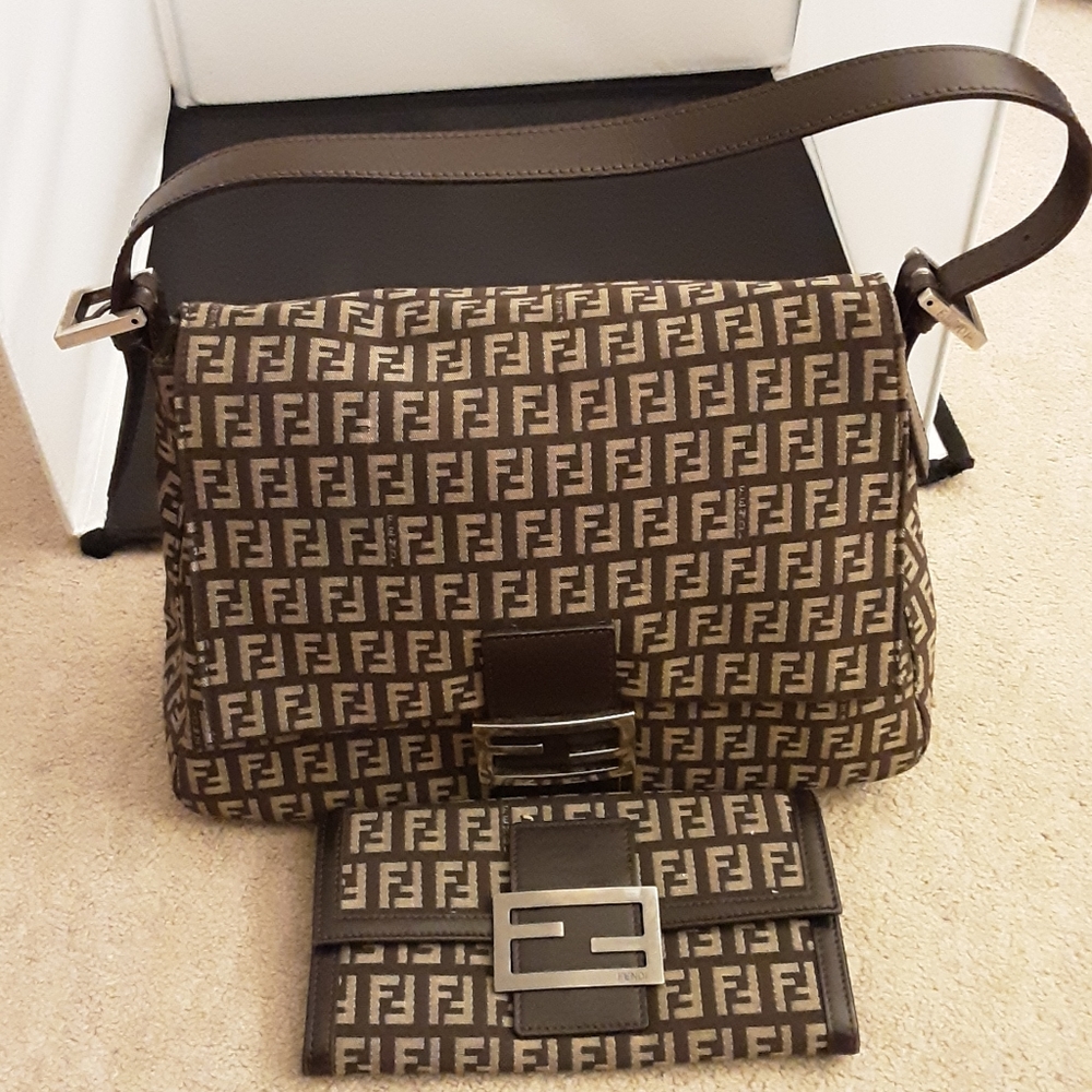 **Authentic** FENDI Bag and Wallet